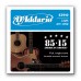 D'ADDARIO EZ910 85/15 BRONZE LIGHT 11-52 Струни для акустичної гітари