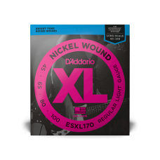 D'ADDARIO ESXL170 XL NICKEL WOUND BASS REGULAR LIGHT DOUBLE BALL END 45-100 Струни для бас-гітари steinberger