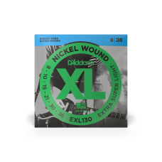 D'ADDARIO EXL130 XL NICKEL WOUND EXTRA SUPER LIGHT 08-38 Струни для електрогітари