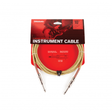 D'Addario PW-BG-10TW Custom Series Braided Instrument Cable - Tweed (3m) Інструментальний кабель (PW-BG-10TW)