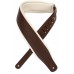 Levy's M26PD-BRN_CRM CLASSICS SERIES PADDED TWO-TONE GUITAR STRAP (BROWN, CREAM) Ремінь гітарний