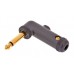 D'ADDARIO PW-AGRAP-2 1/4 Right Angle Plug with Latching Circuit Breaker Роз'єм 1/4 Jack з вимикачем