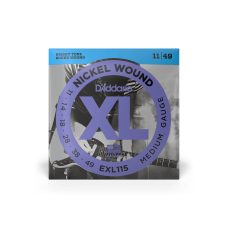 D'ADDARIO EXL115 XL NICKEL WOUND MEDIUM 11-49 Струни для електрогітари