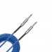 D'ADDARIO PW-CDG-30BU Coiled Instrument Cable - Blue Інструментальний кабель