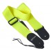 DIMARZIO NYLON WITH LEATHER ENDS (NEON YELLOW) Ремінь гітарний (DD3100NY)