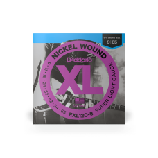 D'ADDARIO EXL120-8 XL NICKEL WOUND 8-STRING SUPER LIGHT 09-65 Струни для 8-струнної електрогітари