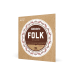D'ADDARIO EJ32 FOLK NYLON Ball End Silver Wound/Black Treble Струни для класичної гітари