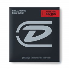 DUNLOP DBN45105XL NICKEL WOUND BASS EXTRA LONG SCALE 45-105 Струни для бас-гітари