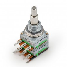 WARWICK MEC M85110 MEC MONO STACKED POTENTIOMETER, B100K/B100K Потенціометр двухшахтовий 2x100кОм гітарний