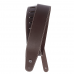 D'Addario 25LS01-DX Deluxe Leather Guitar Strap (Brown with Contrast Stitch) Ремінь гітарний (PW25LS01DX)