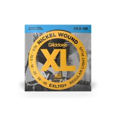 D'ADDARIO EXL110 + XL NICKEL WOUND REGULAR LIGHT PLUS 10.5-48 Струни для електрогітари
