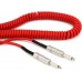 D'ADDARIO PW-CDG-30RD Coiled Instrument Cable - Red Інструментальний кабель D'ADDARIO PW-CDG-30RD Coiled Instrument Cable - Red Інструментальний кабель