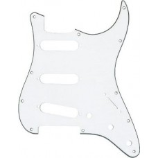 DIMARZIO FG2108W 3-PLY PICKGUARD FOR STRATOCASTER (WHITE) Пікгард панель для стратокастера