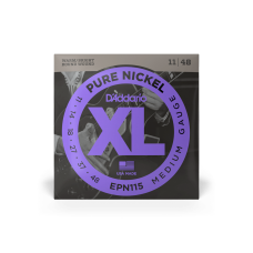 D'ADDARIO EPN115 XL PURE NICKEL BLUES/JAZZ ROCK 11-48 Струни для електрогітари