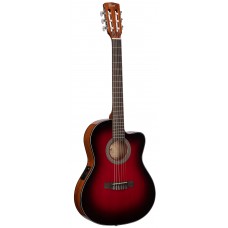 CORT Jade E Nylon (Burgundy Red Burst) Класична гітара (Jade E Nylon BRB)