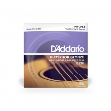 D'ADDARIO EJ26 PHOSPHOR BRONZE CUSTOM LIGHT 11-52 Струни для акустичної гітари