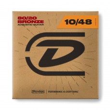 DUNLOP DAB1048 80/20 BRONZE ACOUSTIC GUITAR STRINGS 10-48 Струни для акустичної гітари DUNLOP DAB1048 80/20 BRONZE ACOUSTIC GUITAR STRINGS 10-48 Струни для акустичної гітари