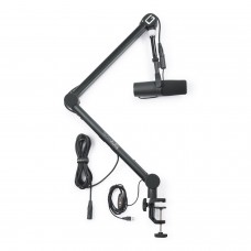 GATOR FRAMEWORKS GFWMICBCBM4000 Professional Desktop Mic Boom Stand with Led Light пантограф стійка для мікрофона з LED підсвічуванням