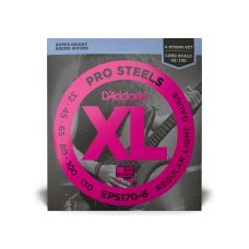 D'ADDARIO EPS170-6 PROSTEELS BASS LIGHT 6-STRING 32-130 Струни для бас-гітари