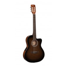 CORT Jade E Nylon (Dark Brown Burst) Класична гітара (Jade E Nylon DBB)