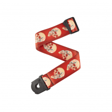 D'Addario 50ALP08 ALCHEMY PLANET LOCK GUITAR STRAP - Live Life Skull Ремінь гітарний (50ALP08)