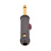 D'ADDARIO PW-AGP-2 1/4 Straight Plug with Latching Circuit Breaker Switch Роз'єм 1/4 Jack з вимикачем