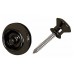 DUNLOP SLS1033BK STRAPLOK STRAP RETAINERS DUAL DESIGN - BLACK OXIDE Стреплокі для ременя