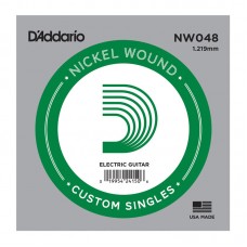 D'ADDARIO NW048 XL Nickel Wound 048 Струна для електрогітари