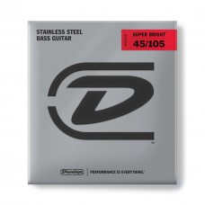 DUNLOP DBSBS45105 SUPER BRIGHT STEEL 45-105 Струни для бас-гітари