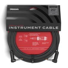 D'Addario PW-AMSGRR-20 American Stage, Right-to-Right (6.1m) Інструментальний кабель