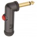 D'ADDARIO PW-AGRAP-2 1/4 Right Angle Plug with Latching Circuit Breaker Роз'єм 1/4 Jack з вимикачем