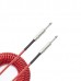 D'ADDARIO PW-CDG-30RD Coiled Instrument Cable - Red Інструментальний кабель D'ADDARIO PW-CDG-30RD Coiled Instrument Cable - Red Інструментальний кабель