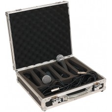 ROCKCASE RC 23206 B - Standard Line - Microphone Flight Case for 6 Microphones Кейс для 6-ти мікрофонів ROCKCASE RC 23206 B - Standard Line - Microphone Flight Case for 6 Microphones Кейс для 6-ти мікрофонів
