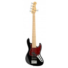 Sadowsky MetroExpress 21-Fret Hybrid P/J Bass, Maple, 5-String (Solid Black High Polish) Бас-гітара (SME21HP4 31M OKU FR)