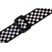 Levy’s MP-28 PRINT SERIES GUITAR STRAP (BLACK AND WHITE CHECKERS) Ремінь гітарний