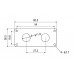PAXPHIL HJ006 CR DOUBLE JACK PLATE (CHROME) Роз'єм-планка для електрогітари