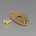 GOTOH JCB2 GG Jack Cover (Gold) Роз'єм-планка для електрогітари (JCB2 GG)