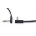 ROCKBOARD Flat TRS Cable, 15 cm патч-кабель для педалей експресії і футсвічей (RBO CAB F TRS 15 BK)