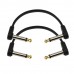 D'Addario Custom Series Flat Patch Cables (0.1m) Патч-кабель (PW-FPRR-204)
