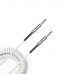 D'ADDARIO PW-CDG-30WH Coiled Instrument Cable - White Інструментальний кабель