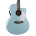 CORT Jade Classic (Sky Blue Open Pore) Електро-акустична гітара (JADE Classic w/bag SKOP)