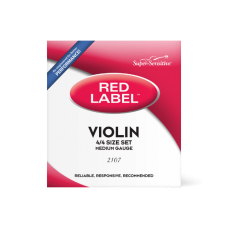 Super Sensitive 2107 Red Label Violin String Set - 4/4 Size струни для скрипки (2105 4/4)