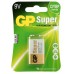 GP SUPER ALKALINE 9V (6LF22) Батарея