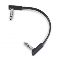 ROCKBOARD Flat TRS Cable, 15 cm патч-кабель для педалей експресії і футсвічей (RBO CAB F TRS 15 BK)