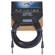 ROCKBOARD Flat Instrument Cable, Straight/Straight (600 cm) Інструментальний кабель (RBO CAB FL 600BLK SS)