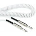 D'ADDARIO PW-CDG-30WH Coiled Instrument Cable - White Інструментальний кабель