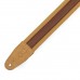 LEVY's Cotton Combo Guitar Strap – Tan Cotton with Tan Leather Strip гітарний ремінь (MC2CG-TAN-TAN)