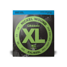 D'ADDARIO EXL165SL XL NICKEL WOUND BASS REG LIGHT TOP/MED BOTTOM 45-105 Струни для баса