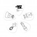 PLANET WAVES JOE SATRIANI SIGNATURE GUITAR PICKS, WHITE (Heavy Gauge) Медіатори (1CWH6-10JS)