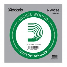 D'ADDARIO NW056 XL Nickel Wound 056 Струна для електрогітари